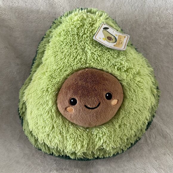 Squishable Comfort Foods Avocado Smile Large 15" Plush Pillow Toy - Picture 1 of 7